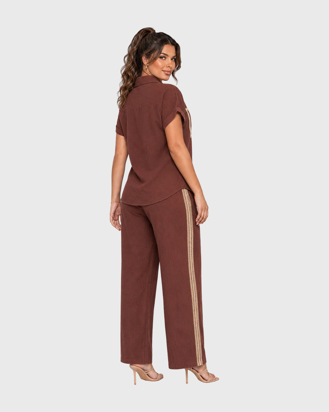 SUNSHINE LINEN MATCHING SET - vista posterior