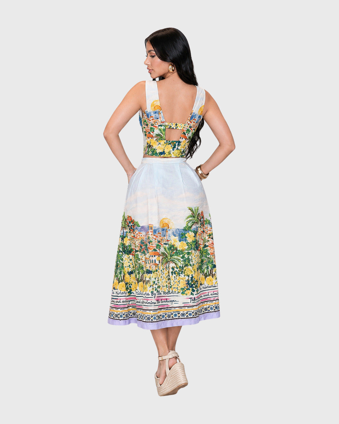 GRECIAN INSPIRATION MATCHING SET - vista posterior