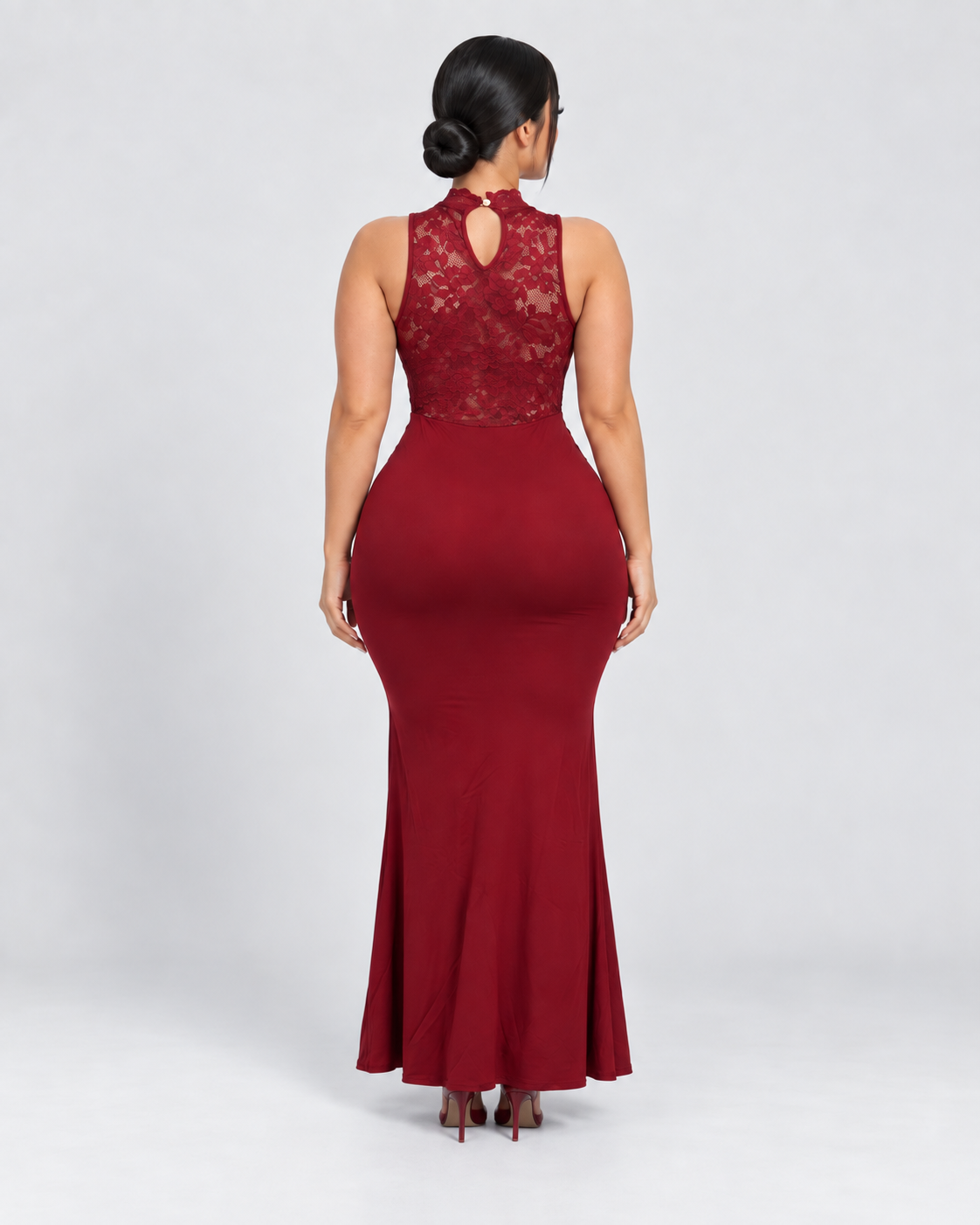 Vestido de Gala Zafira - Vino
