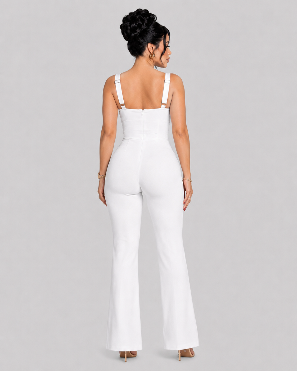 Jumpsuit Azteca - Blanco y Negro