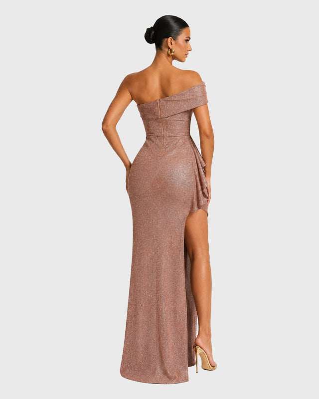 GOLDEN WHISPER MAXI DRESS - vista posterior