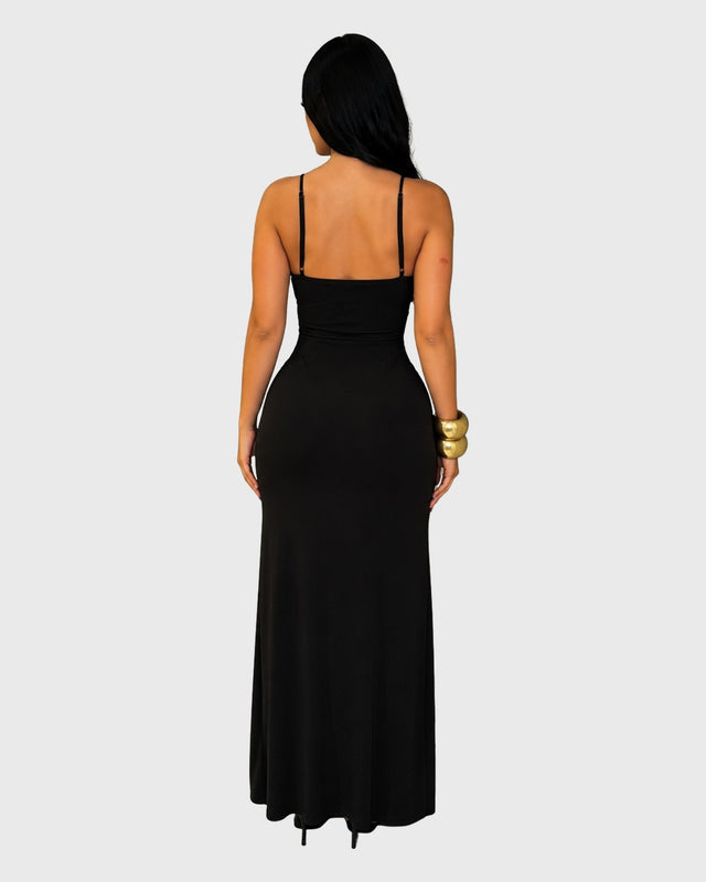 VELVET MOON MIDI DRESS - vista posterior