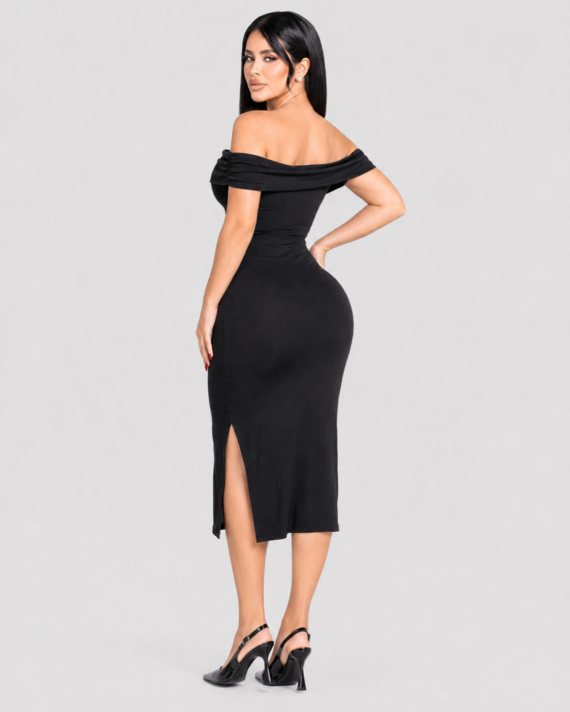 ALL EYES ON ME MIDI DRESS