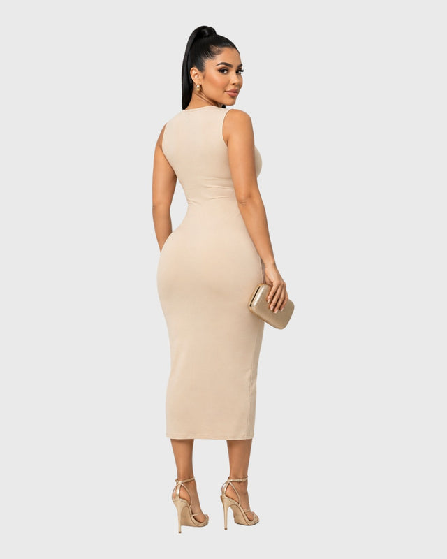 SILENT SUNSET MINI DRESS - vista posterior