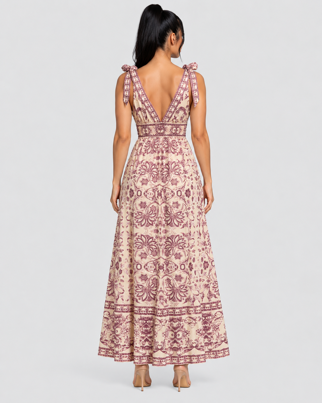 Vestido Largo Nerissa - Malva