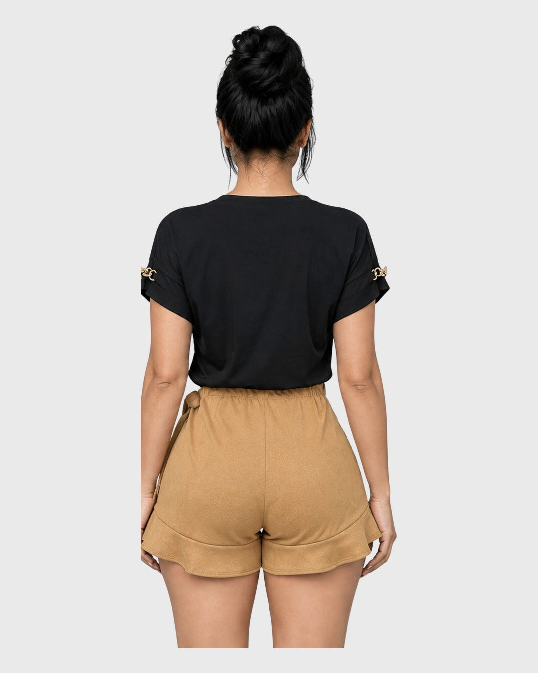 Belle T-Shirt Negro para mujer - vista posterior