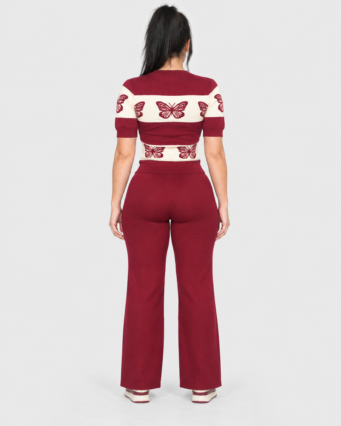 Conjunto Mariposa Lunara - Vino