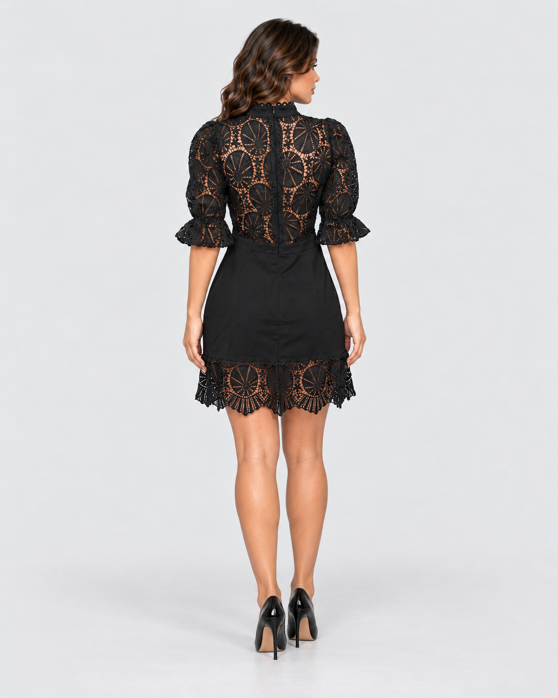 Vestido Corto Meliora - Negro