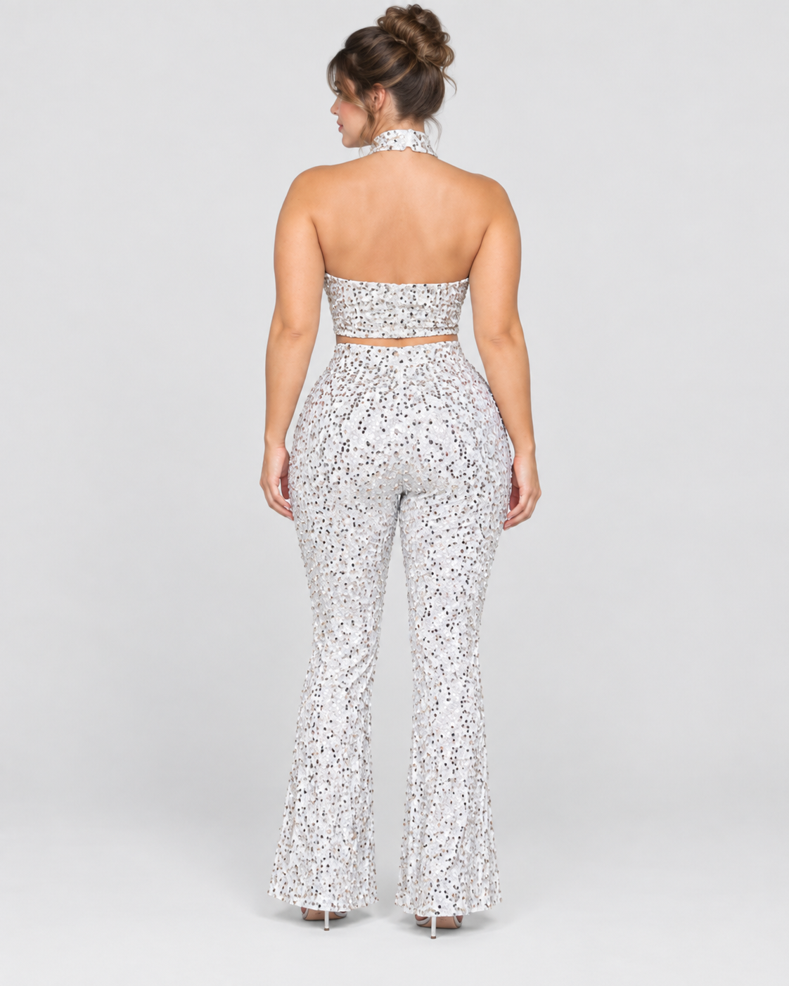 Conjunto de Lentejuelas Evora - Blanco