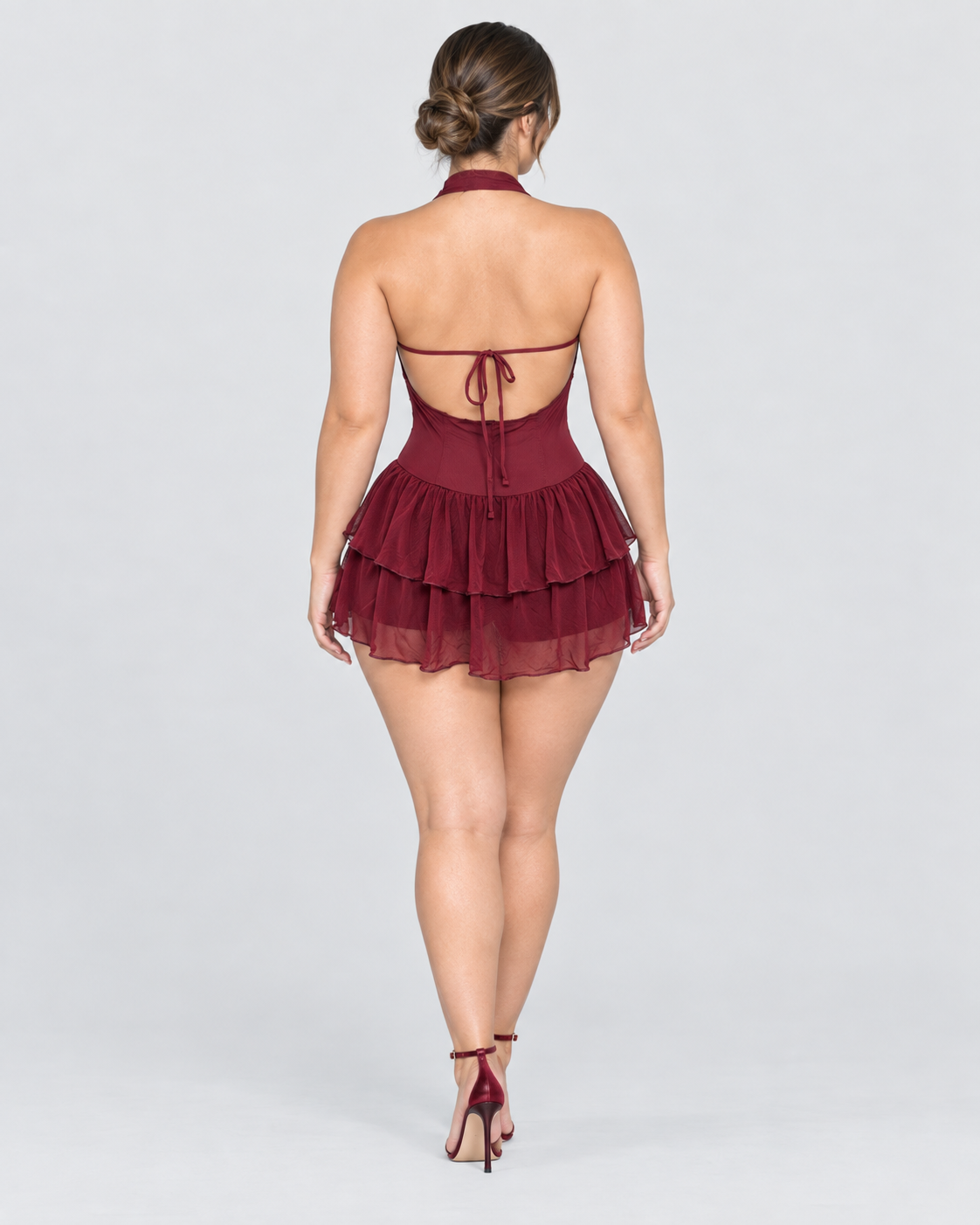 Vestido Corto Maria - Vino