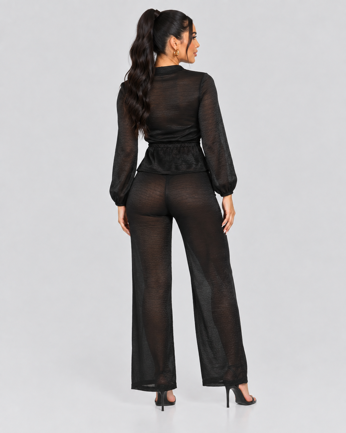 Conjunto Blair - Negro - vista posterior