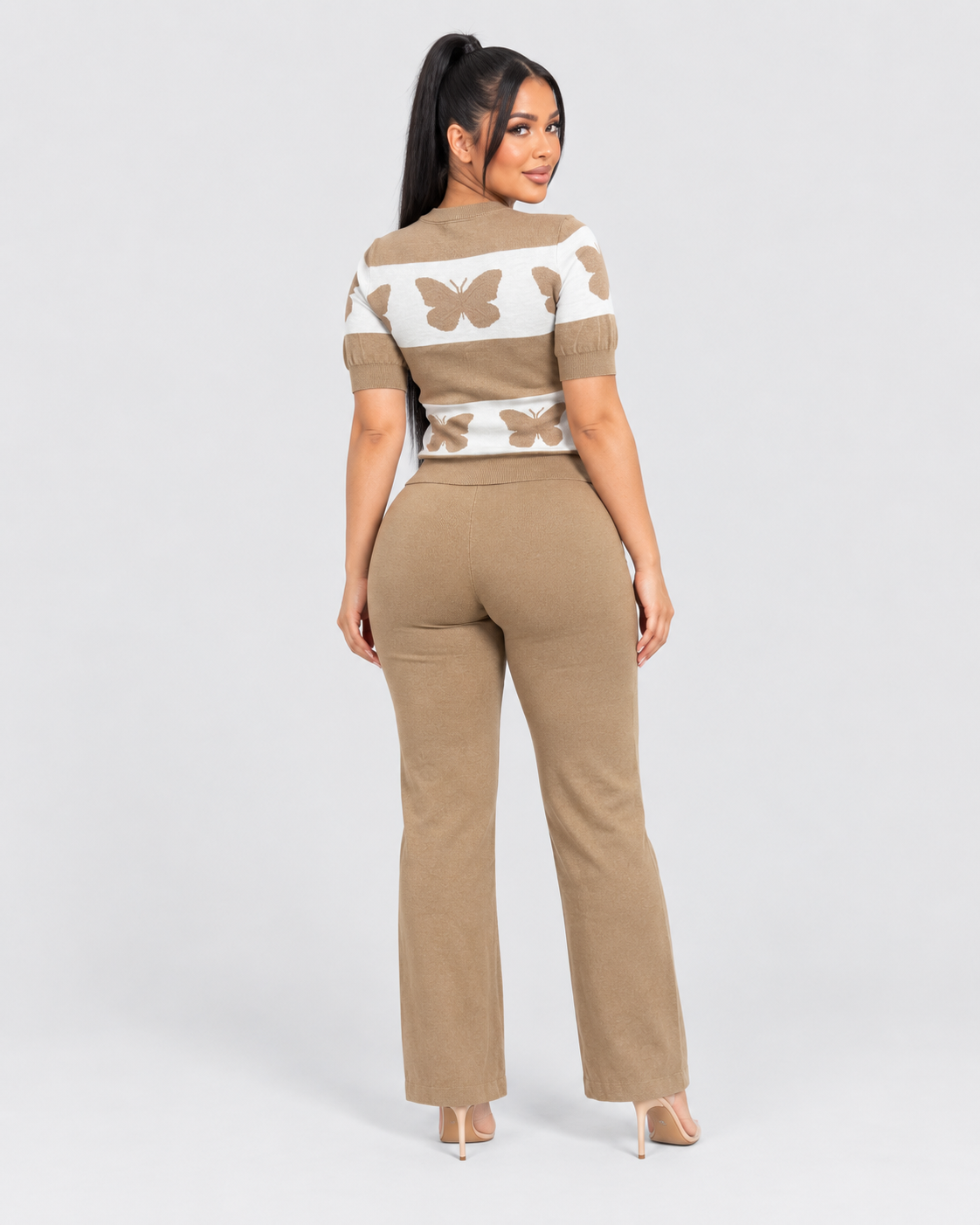 Conjunto Mariposa Lunara - Crema