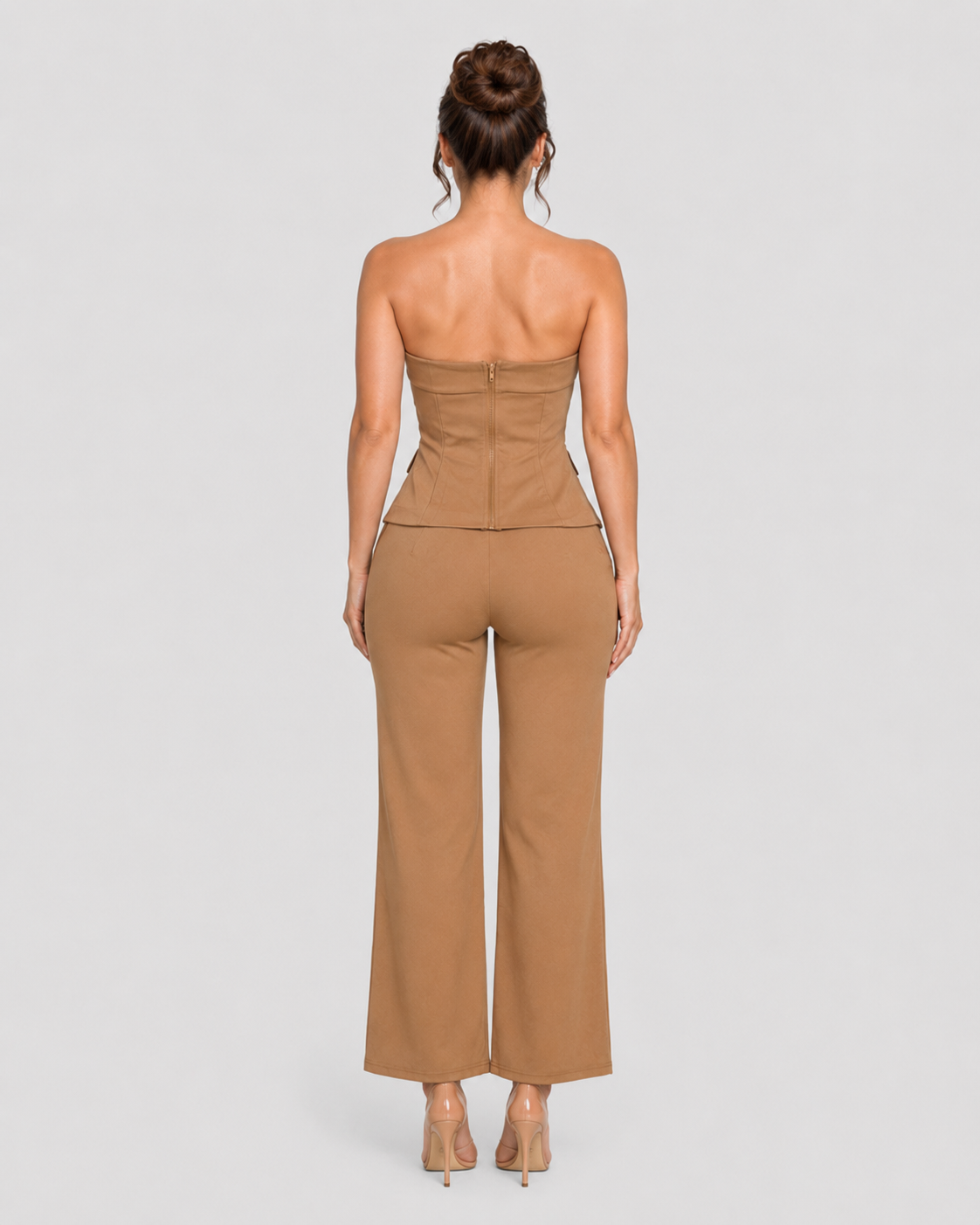 CONJUNTO POWER SUIT - BEIGE