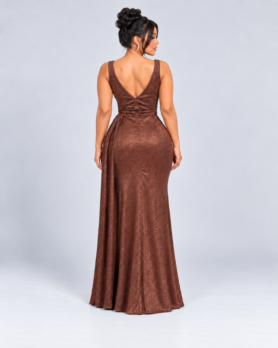 Vestido de Gala Alessia - Chocolate