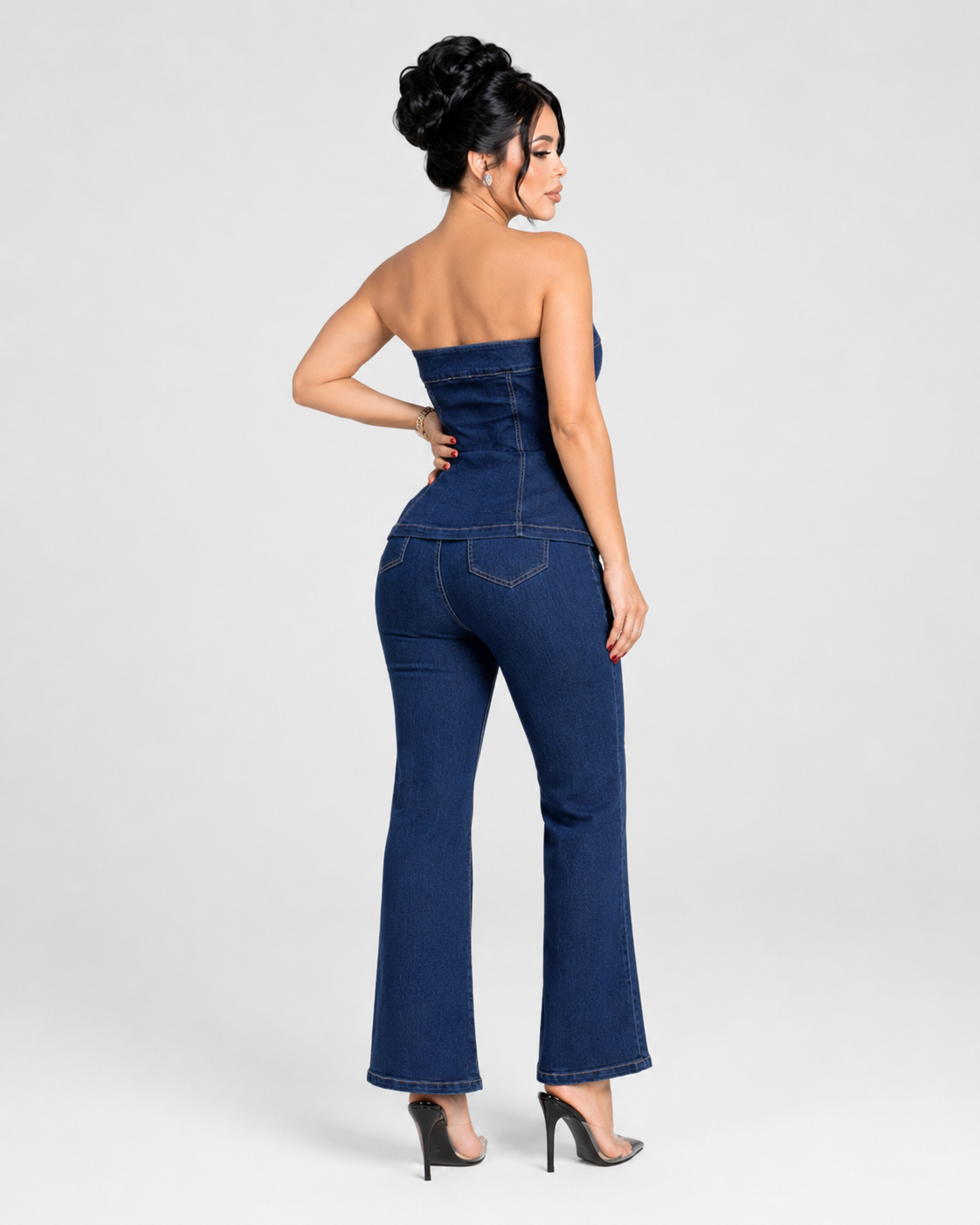 BUTTON ME UP DENIM JUMPSUIT