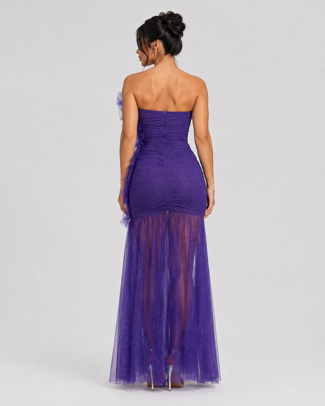 VESTIDO DE GALA GLIMMER - MORADO