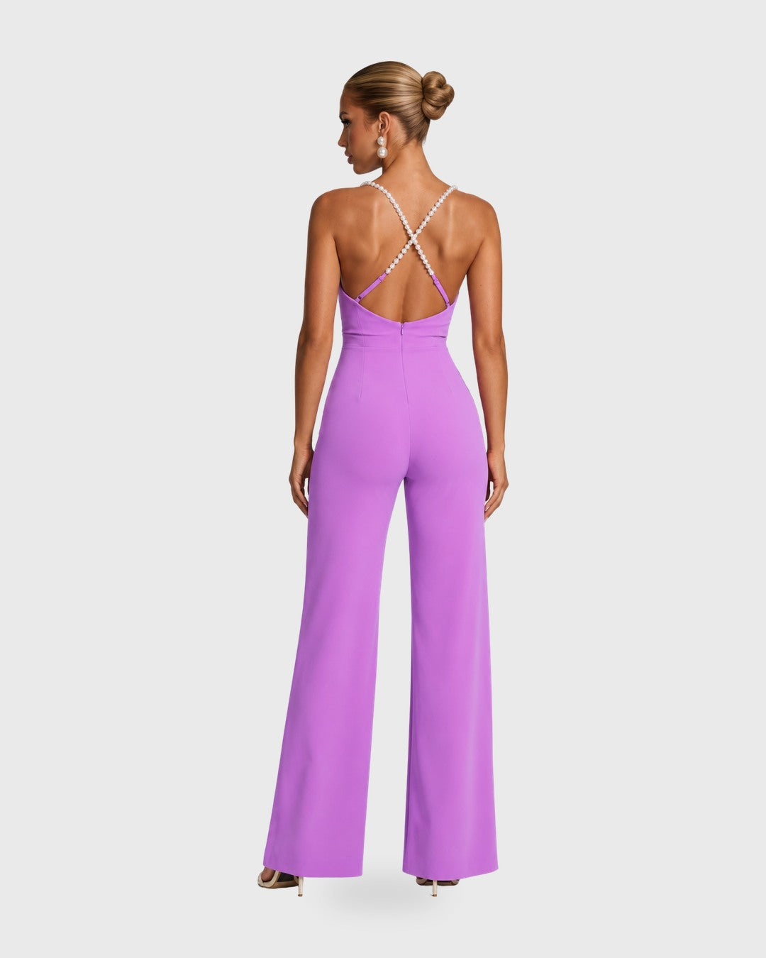 LET'S GO PARTY JUMPSUIT - LILA Lila - vista posterior