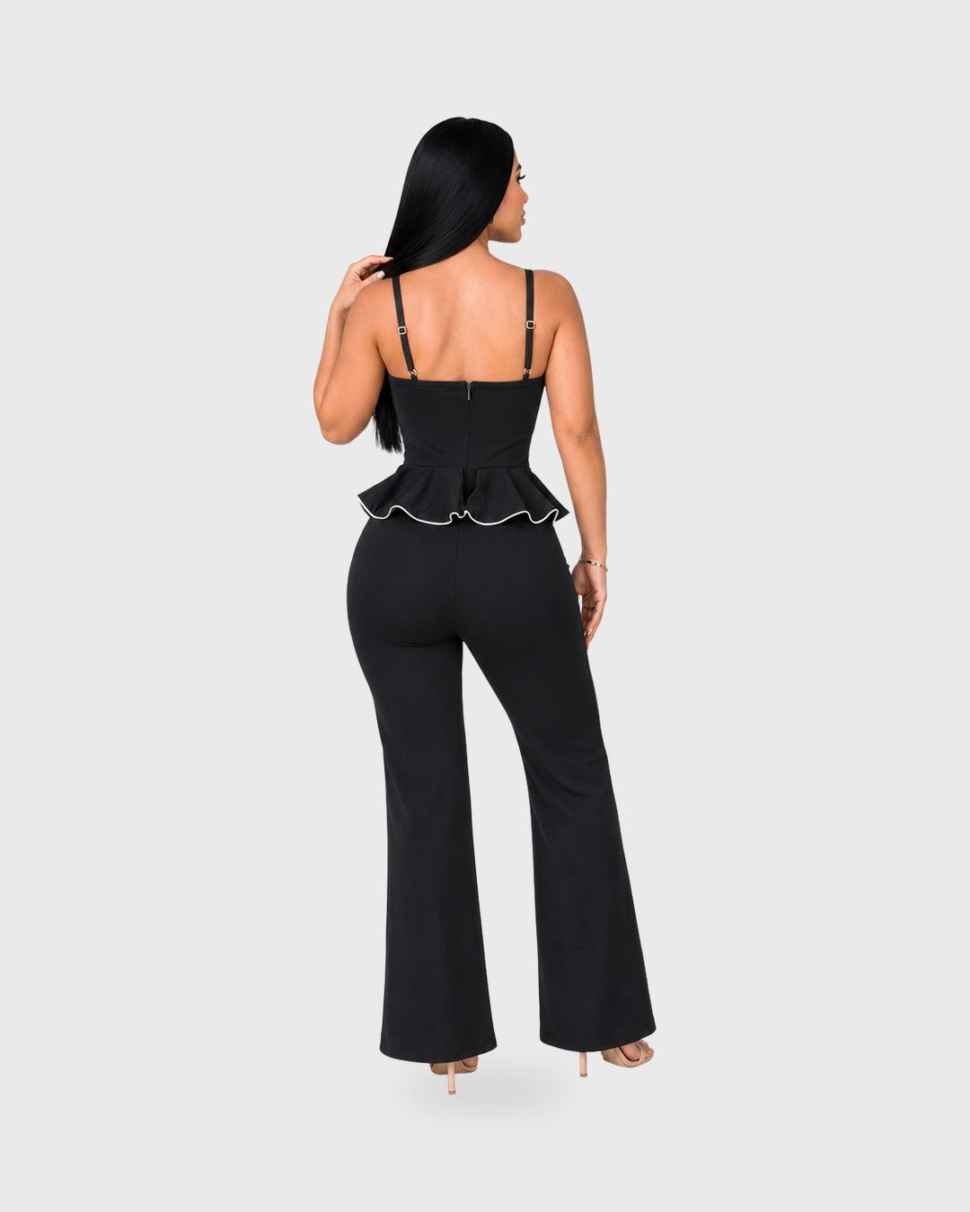 ON POINT JUMPSUIT Negro - vista posterior