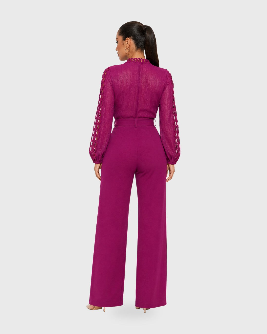 SHAPE SHIFT JUMPSUIT Magenta - vista posterior