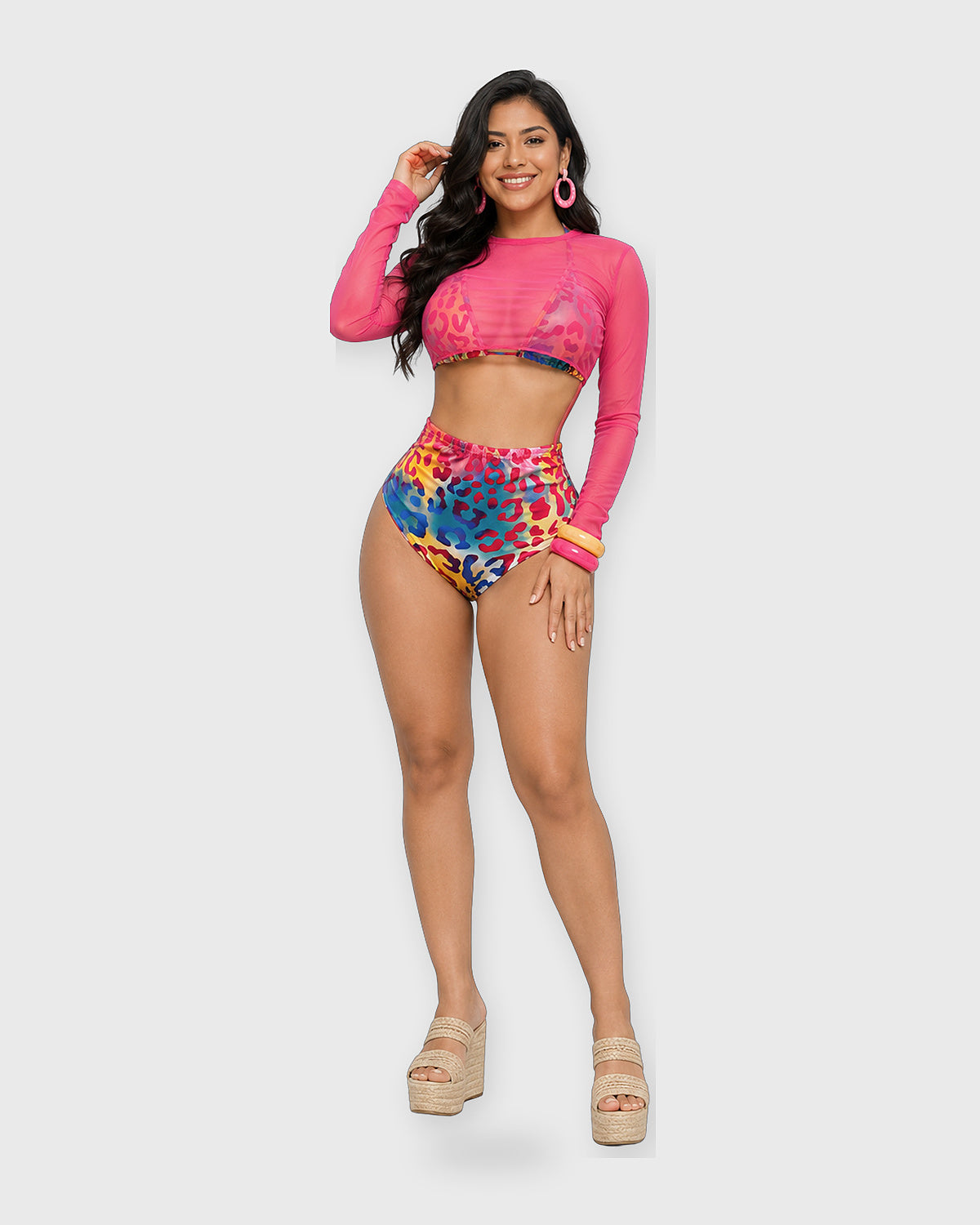SUNSET SAFARI BIKINI SET - look