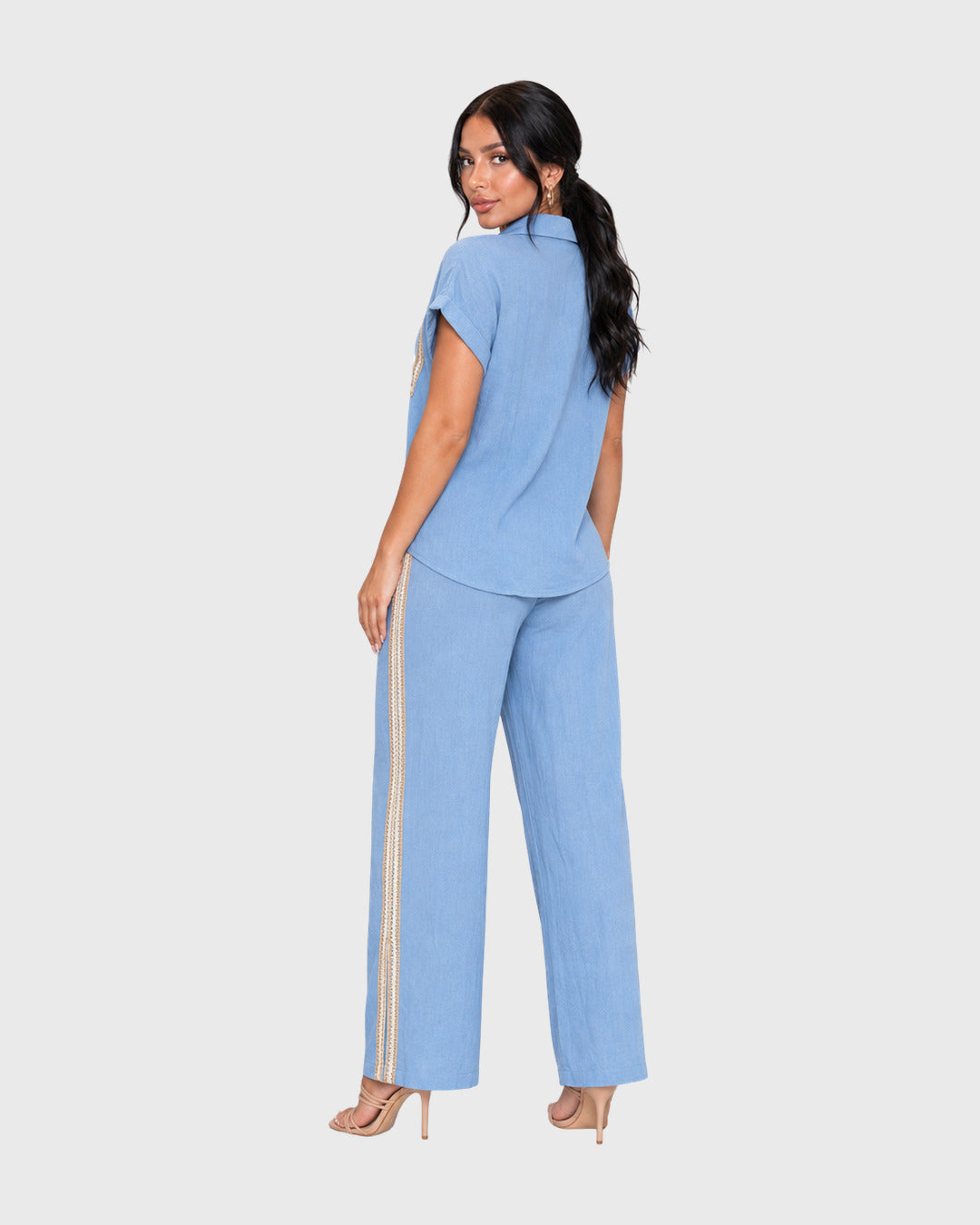 SUNSHINE LINEN MATCHING SET - vista posterior