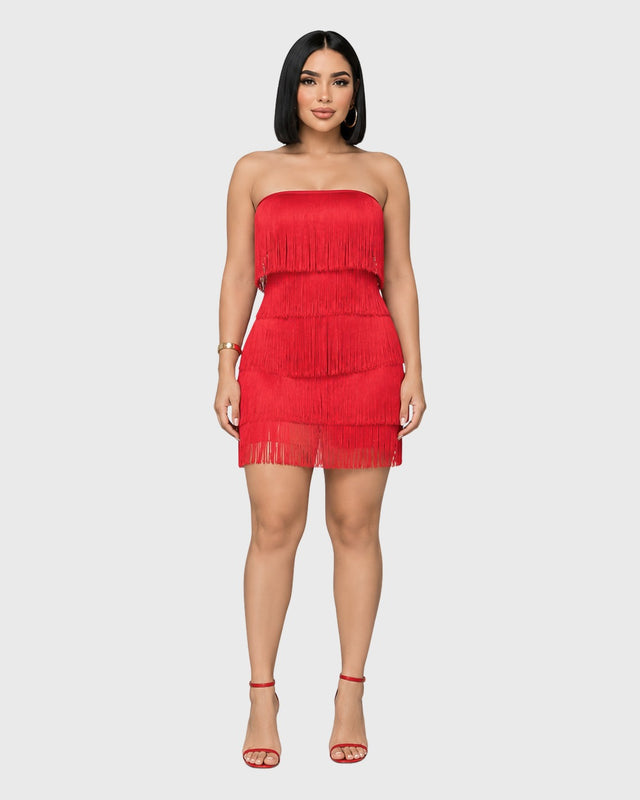 ELECTRIC DESIRE MINI DRESS - vista frontal