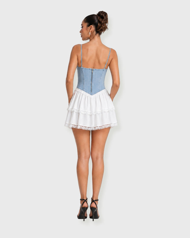 BLUEBELL DREAM MINI DRESS - vista posterior