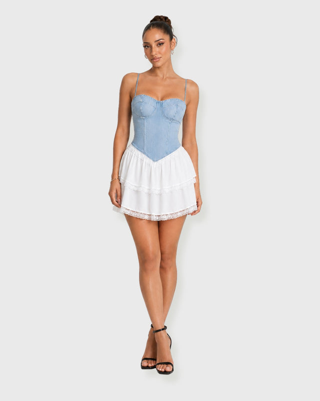BLUEBELL DREAM MINI DRESS - vista frontal