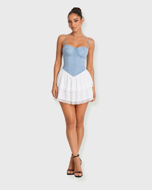 BLUEBELL DREAM MINI DRESS - vista frontal