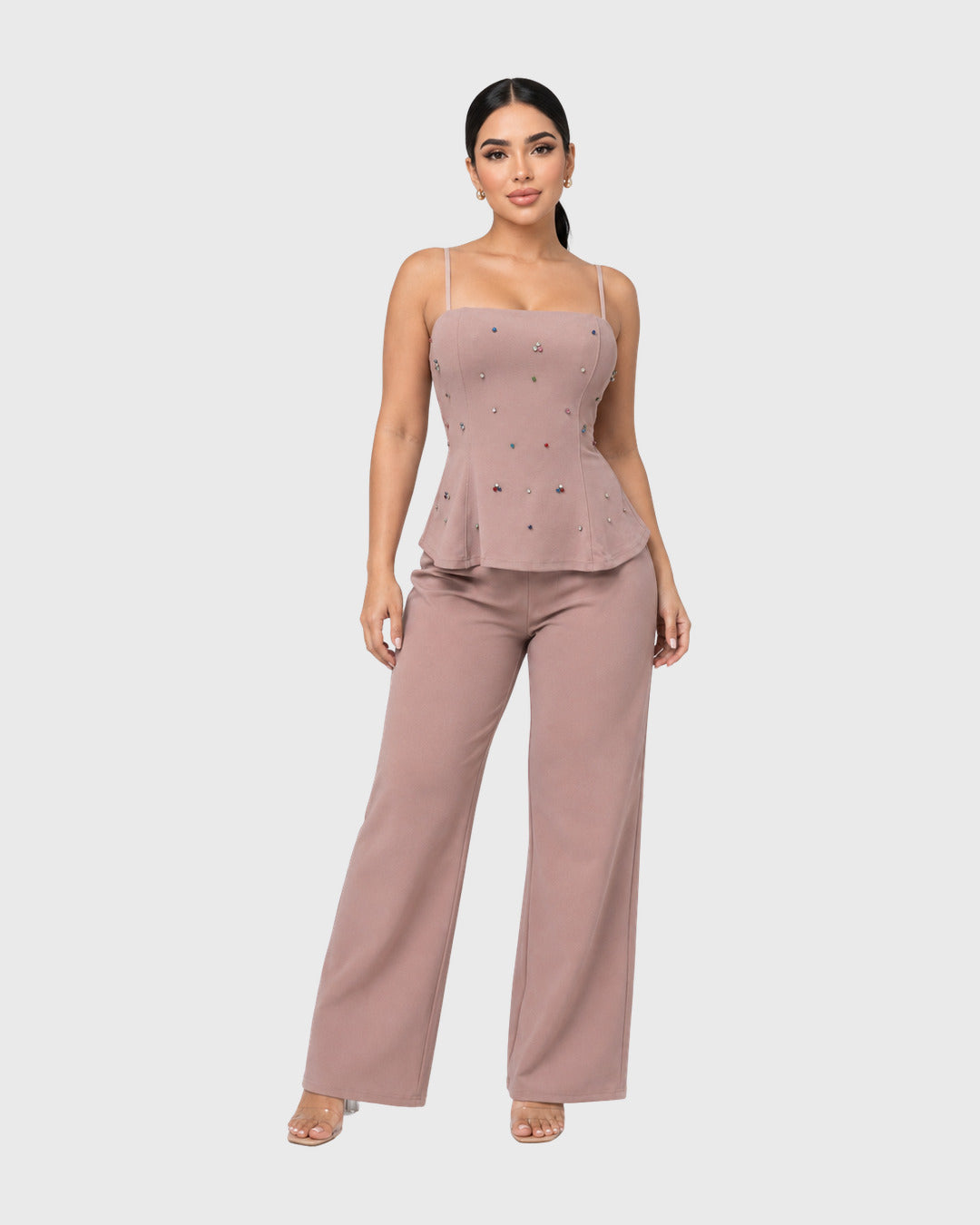 ROSÉ ECLAT MATCHING SET - vista frontal