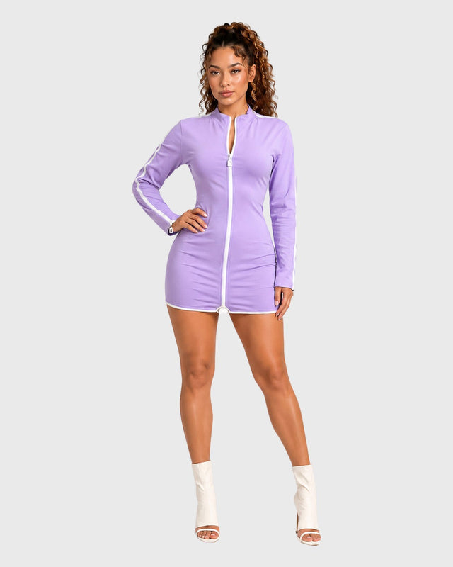 SPORTY CHIC MINI DRESS - vista frontal