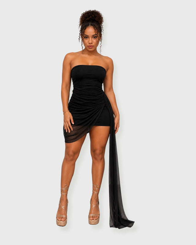 ONYX ALLURE MINI DRESS - vista frontal