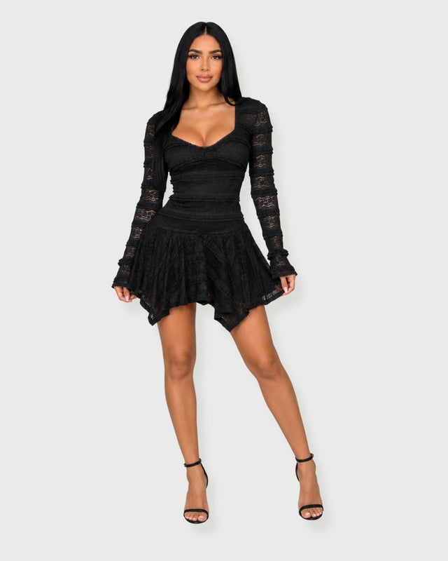 ONYX MUSE MINI DRESS - vista frontal