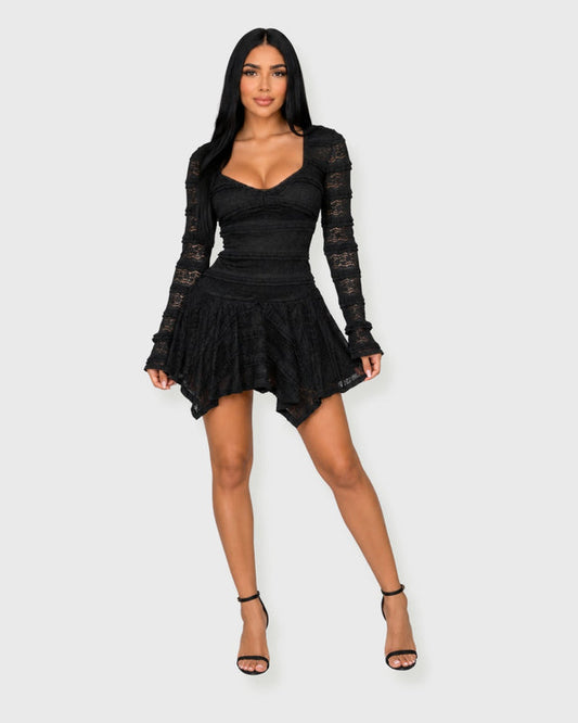 ONYX MUSE MINI DRESS - vista frontal