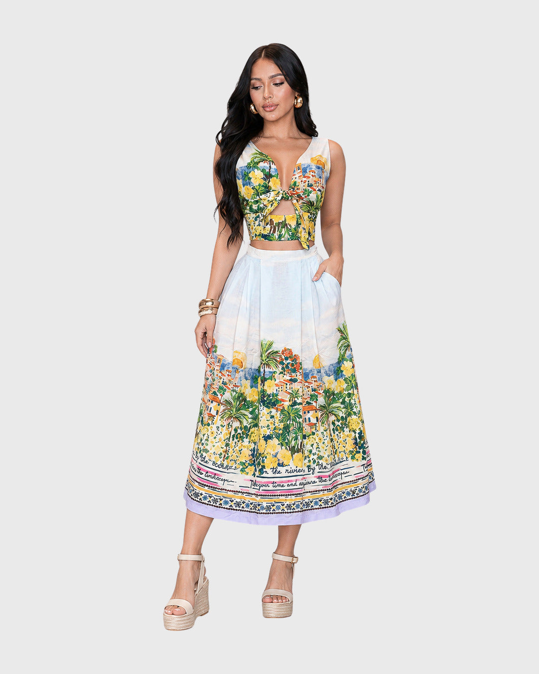 GRECIAN INSPIRATION MATCHING SET - vista frontal