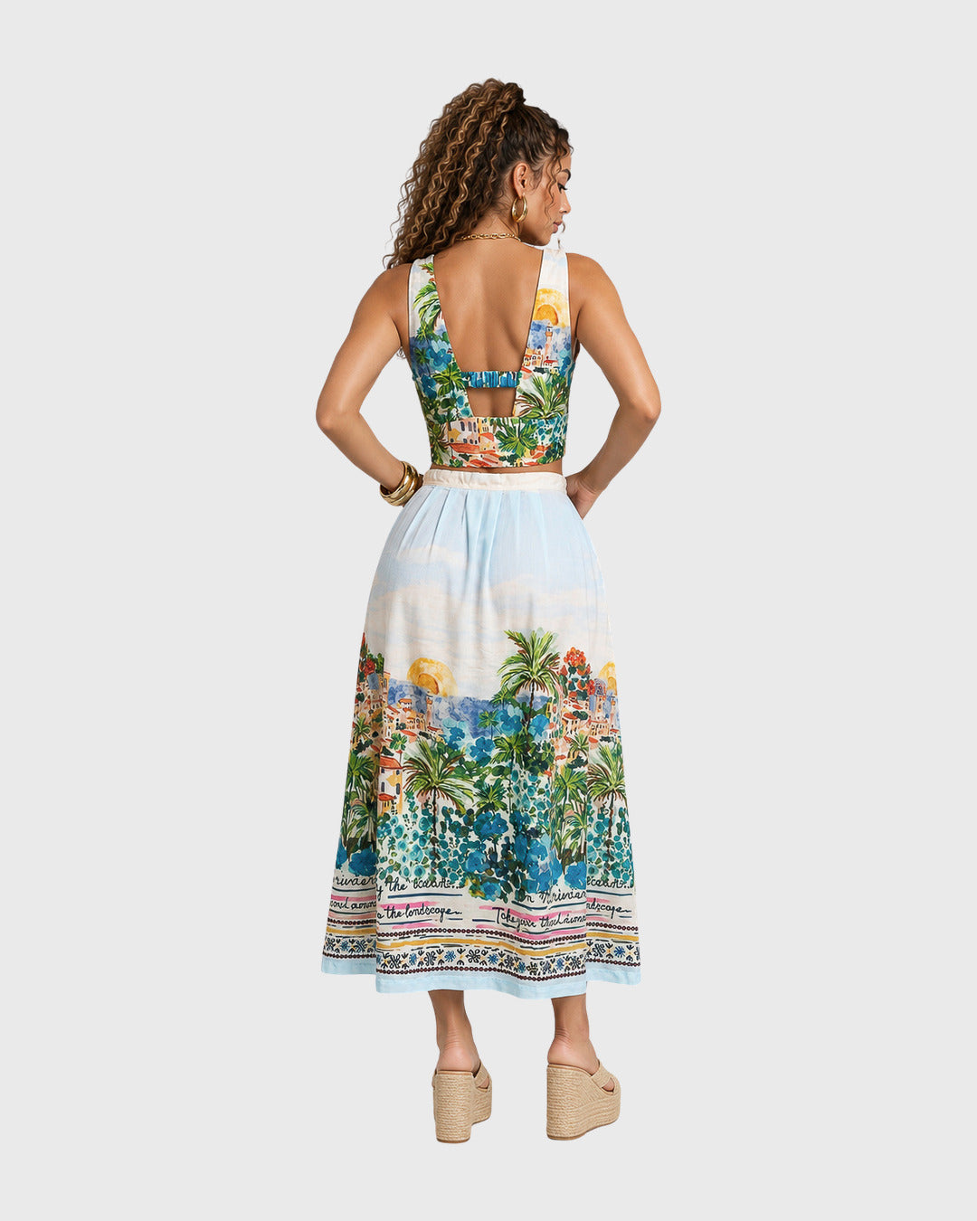 GRECIAN INSPIRATION MATCHING SET - vista posterior