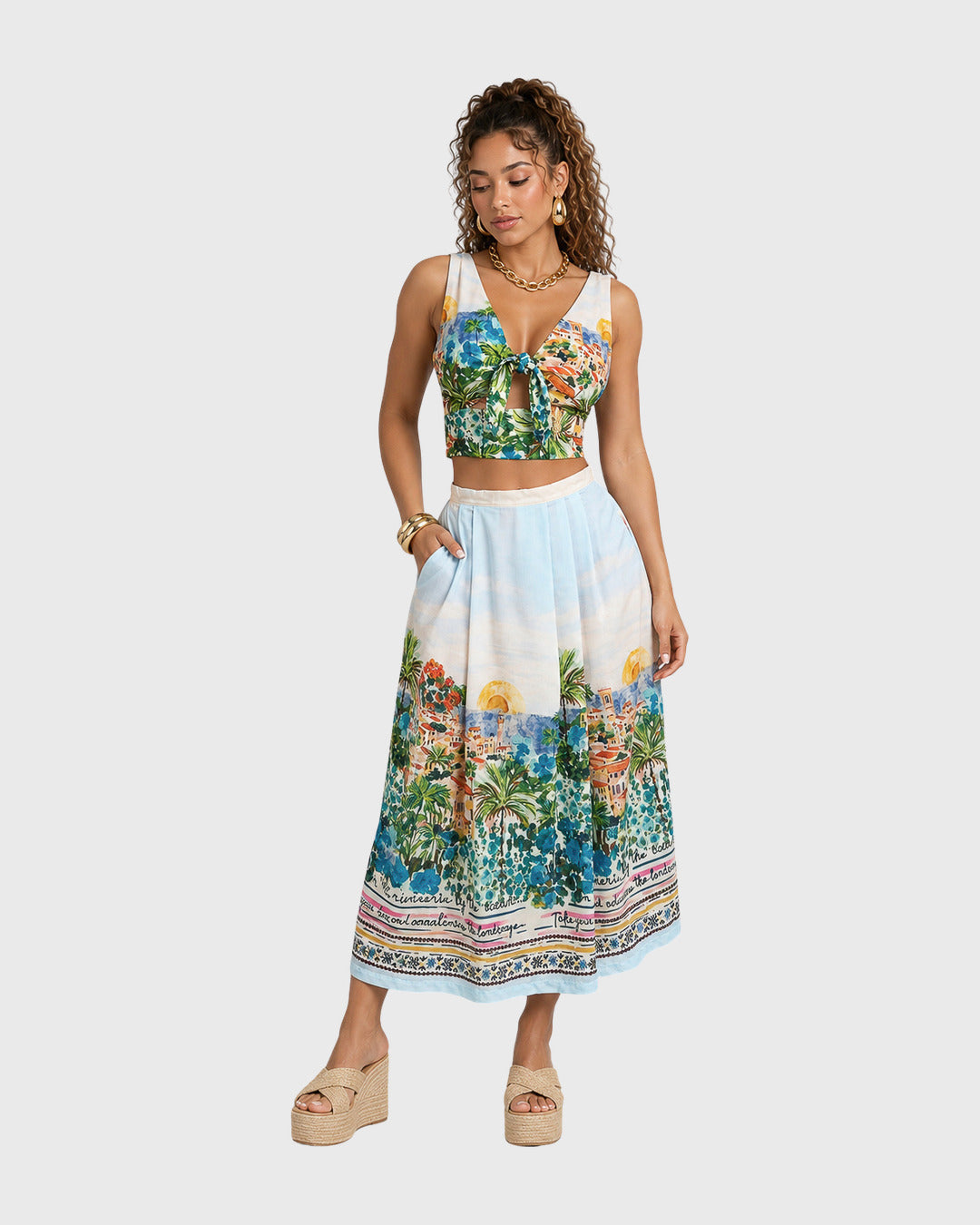 GRECIAN INSPIRATION MATCHING SET - vista frontal