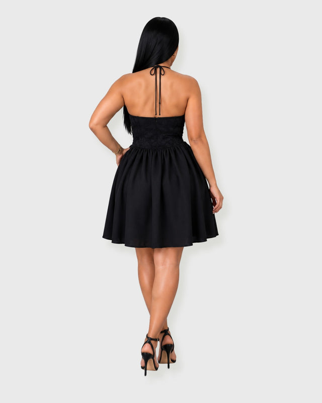 FIRST DANCE MINI DRESS - vista posterior
