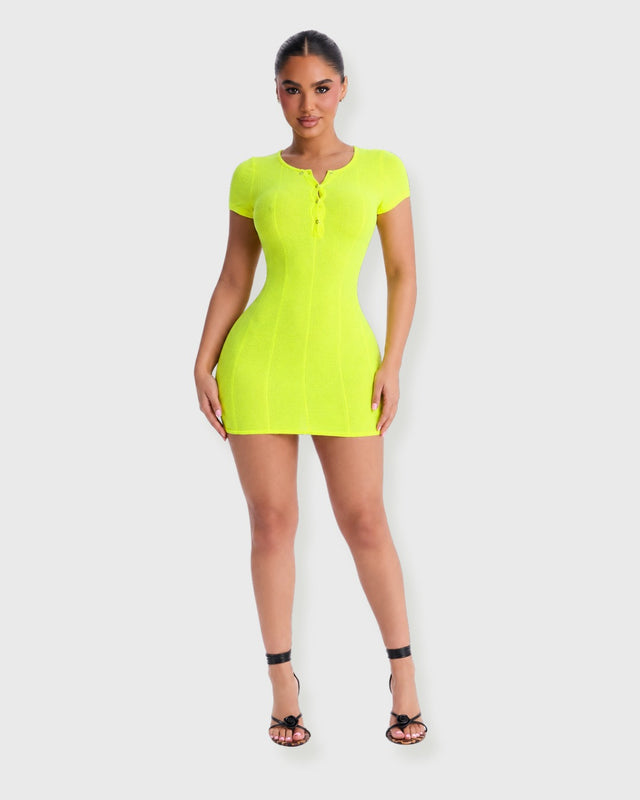 CITY CHARM MINI DRESS - vista frontal