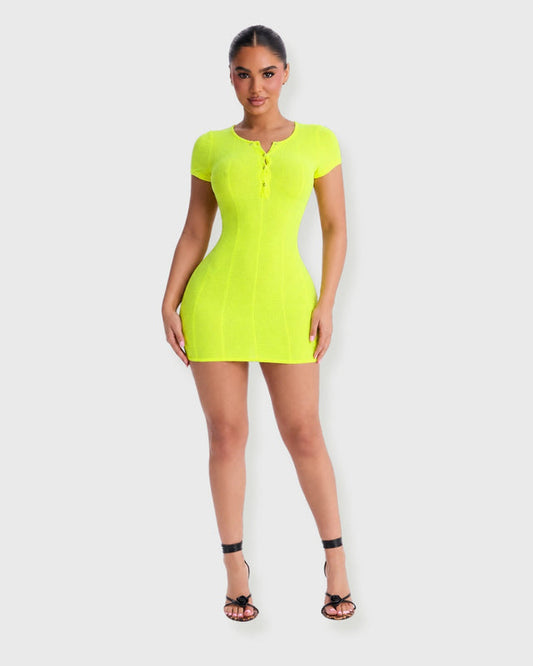 CITY CHARM MINI DRESS - vista frontal