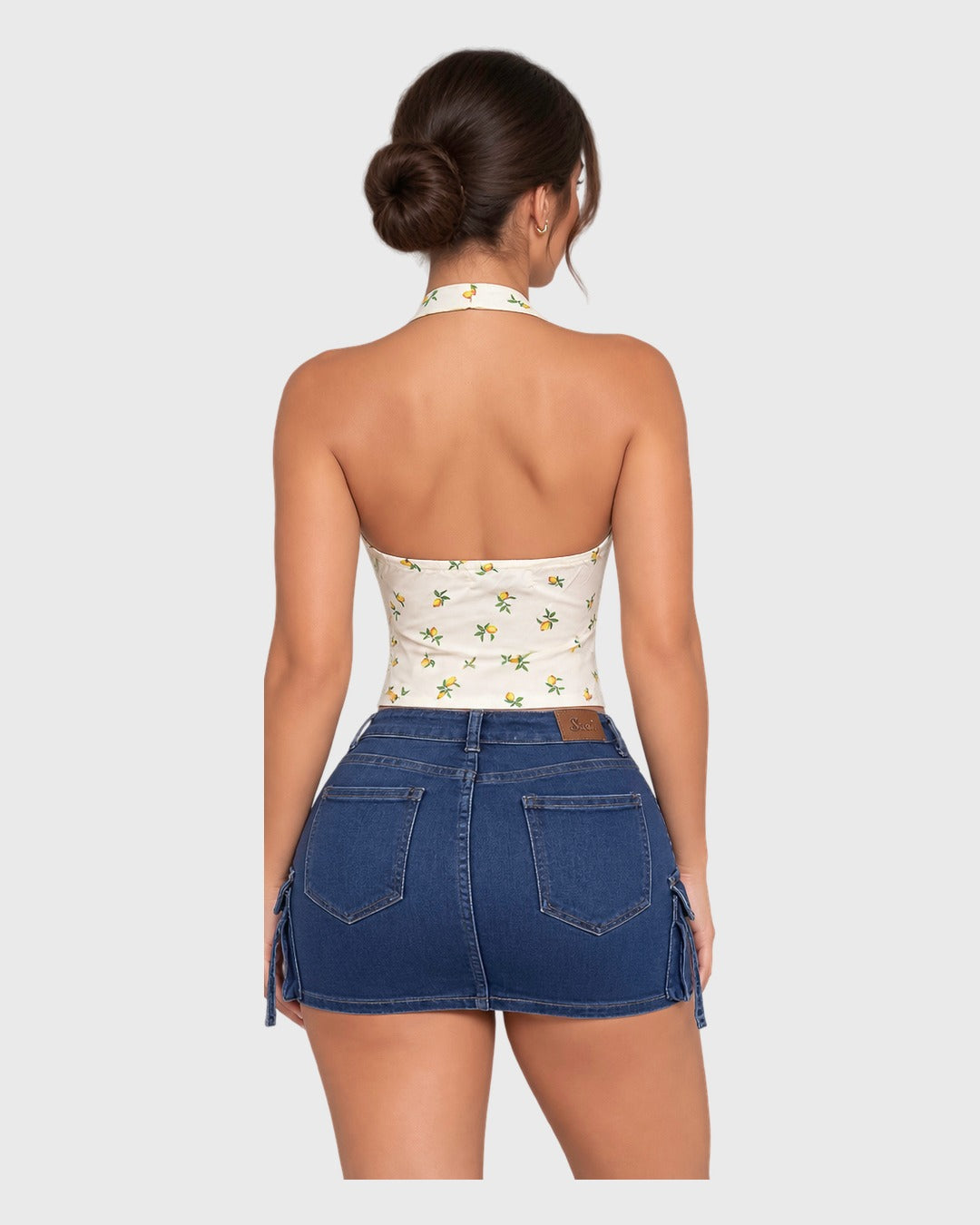 Lemon Top Rosado para mujer - vista posterior