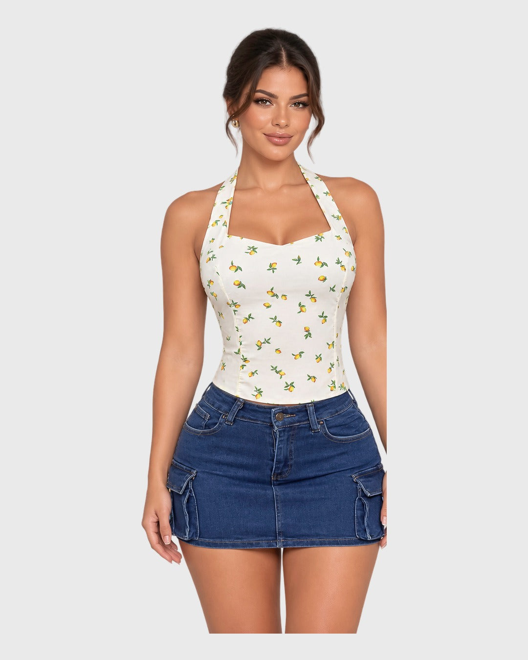Lemon Top Rosado para mujer - vista frontal