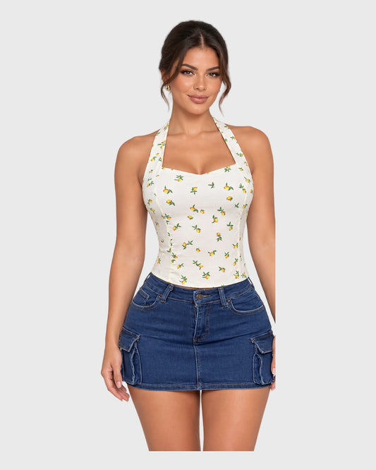 Lemon Top Rosado para mujer - vista frontal