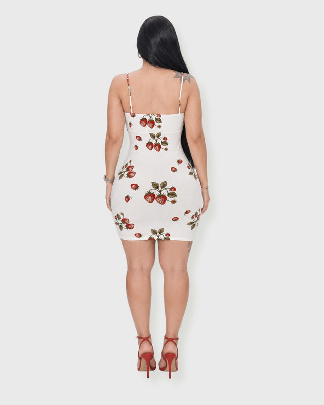 BERRY BLOOM MINI DRESS - vista posterior