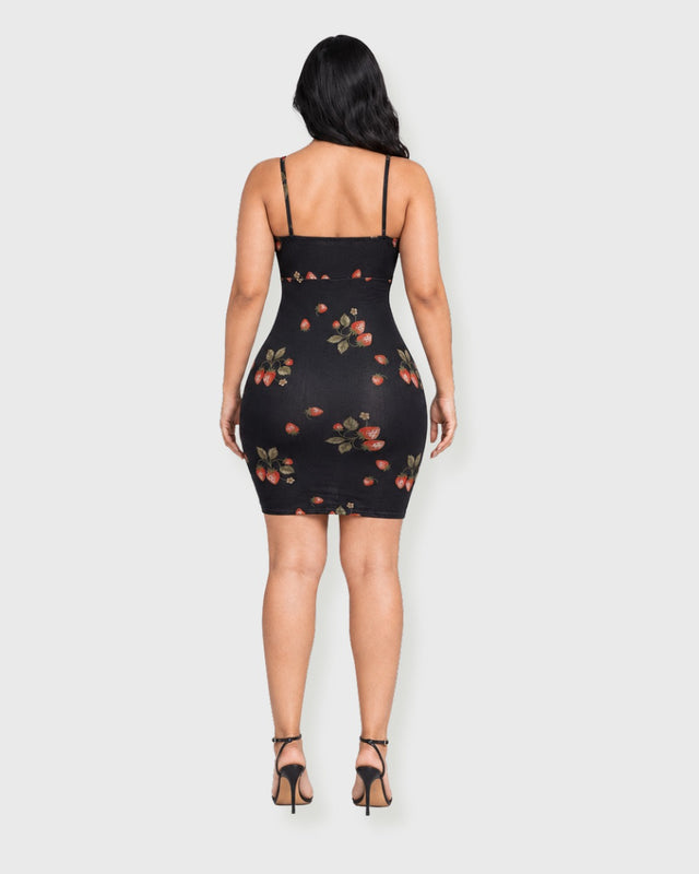 BERRY BLOOM MINI DRESS - vista posterior