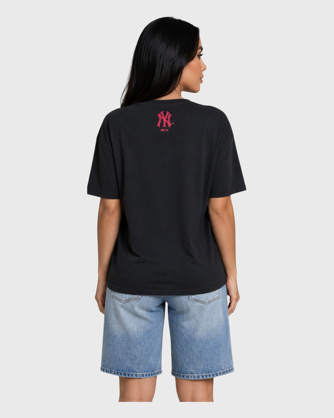 City League Sueter Negro para mujer - vista posterior