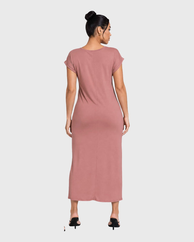 EASY BREEZY MIDI DRESS - vista posterior