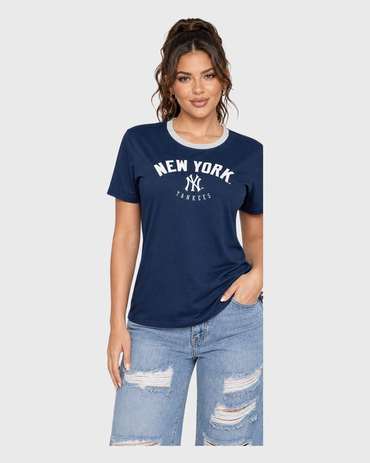 Home Run Sueter Azul Marino para mujer - vista frontal