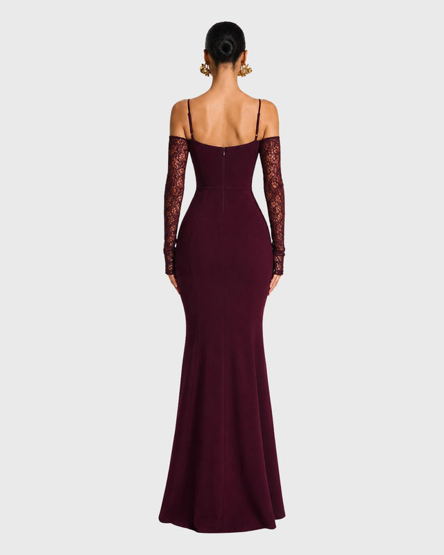 SILENT BLOOM MAXI DRESS - vista posterior