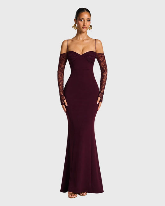SILENT BLOOM MAXI DRESS - vista frontal